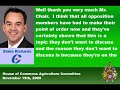 Alex Atamanenko on the long gun registry and farmers [full video]