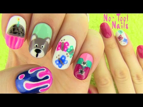 how to easy nail polish designs