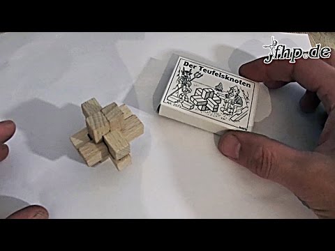 Lösung Knobelspiel: Teufelsknoten (mini - 6 Teile)