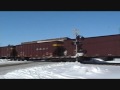 Eastbound BNSF Taconite Train Milledgeville IL...COLD!!! Eastbound BNSF Taconite Train Milledgeville IL...COLD!!!