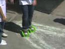 High Line Chalk Shoes Art Project