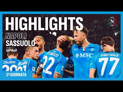 HIGHLIGHTS | Napoli - Sassuolo 2-0 | Serie A 2ª giornata