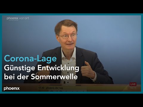 Bundesgesundheitsminister Karl Lauterbach und Prof. Leif Erik Sander (Charit) zur aktuellen Corona-Lage