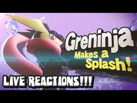 reactions - LIVE REACTIONS TO SMASH BROS NINTENDO DIRECT REVEAL! HOLY CRAP IT'S MEWTWO!....OH WAIT IT'S GRENINJA????!!!! YESSSSSSSSSSS!!!! Friends in Reaction Video: htt...