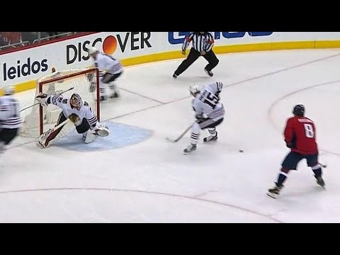 Video: Alex Ovechkin scores after easy rebound goes through Anisimov’s legs