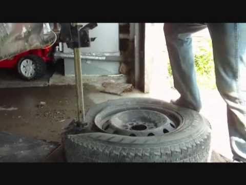 rim tyre - Taking Tire Off Rim From Bead To End My Fastest Time Is Around Three Minutes.