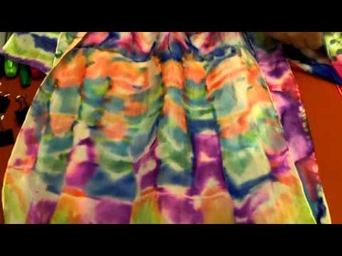 how to dye silk scarves