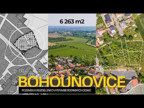 Video Pozemky k rozdělení a výstavbě RD