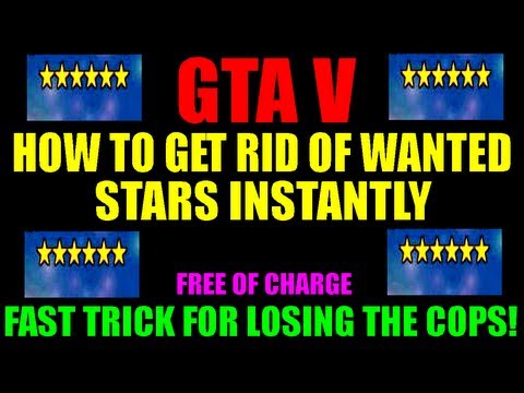 how to get rid of cops in gta 5