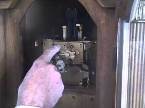 how to repair grandfather clock