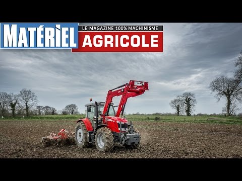 mf - Le Massey Ferguson MF 6614 Dyna-VT est resté, début avril, dix jours sur l'exploitation de Philippe et Anthony Potey, agriculteurs à Monthuchon dans le dépar...
