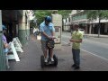 James Learning to Ride a Segway