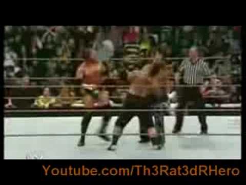 HBK, Triple H, Brock Lesnar, Batista, Umaga, Eugene, and John Cena