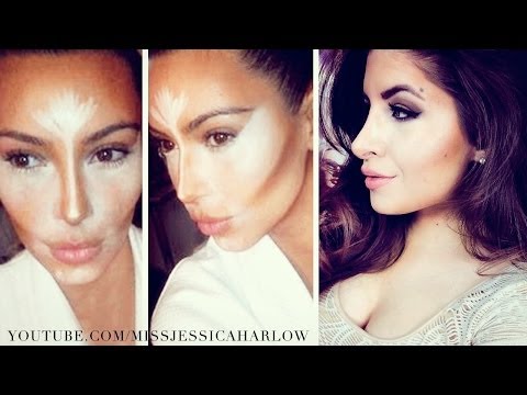 Contouring & Highlighting! Like Kim Kardashian / #LikeaBoss!
