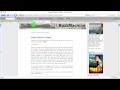 Sidewiki Demonstration