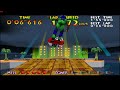 wave race 64 is a racing game for the nintendo 64 that was released on november 5, 1996 in north america. in wave race 64 the player races on jet skis in many different weather conditions, on a variety of different courses. the game was sponsored by the kawasaki heavy industries brand. in this let's play i race the time trials of the other courses i did not race on and jordon co hosts. enjoy! add us on facebook: www.facebook.com follow us on twitter: twitter.com