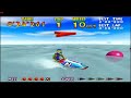 wave race 64 is a racing game for the nintendo 64 that was released on november 5, 1996 in north america. in wave race 64 the player races on jet skis in many different weather conditions, on a variety of different courses. the game was sponsored by the kawasaki heavy industries brand. in this let's play i race the time trials of the other courses i did not race on and jordon co hosts. enjoy! add us on facebook: www.facebook.com follow us on twitter: twitter.com