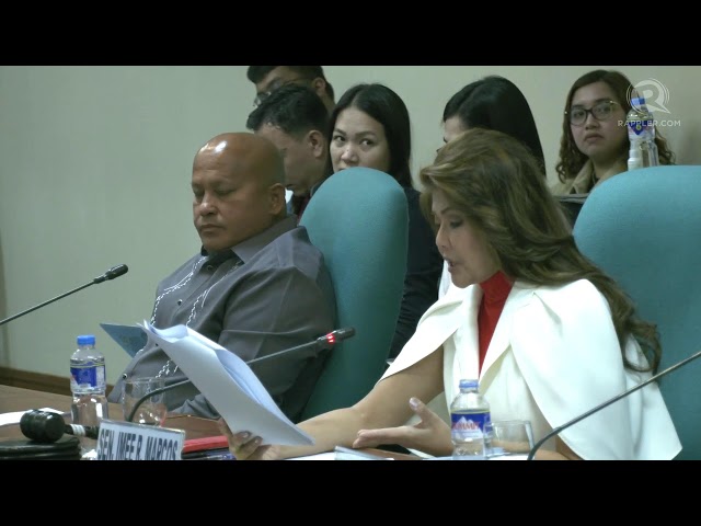 Imee: If DOJ drafted complaint vs Duterte, why was he surrendered to ICC?