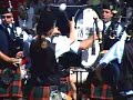 the 78th fraser highlanders pipe band playing their march, strathspey and reel at maxville in 2005.
