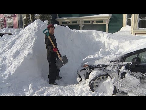 Heftige Schneeflle: Kanadische Provinz Neufundland und Labrador versinkt im Schnee