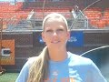 Click here to watch this video UT's Madison Shipman on the softball team's focus