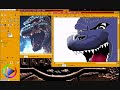 GIMP Speed Painting: Godzilla