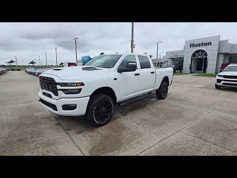 New 2027 Bright White Clear-Coat Paint RAM BLACK EXPRESS 4X4 CREW CAB 6