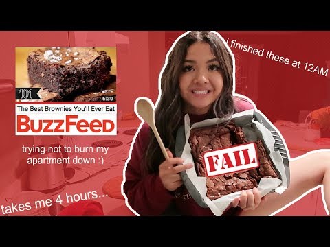 *trying* buzzfeeds "best brownies you'll ever eat" | maiphammy
