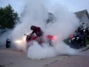 Arik Hayabusa Tire burnout explosion