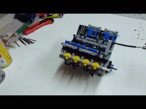 Lego LPE V8 pneumatic engine