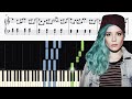 G-Eazy and Halsey - Him & I - Piano Tutorial + SHEETS