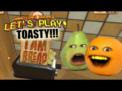Annoying Orange - Let's Play I AM BREAD: TOASTY!!!
