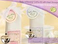Coffee Personalized Baby Shower Favors - Baby is Brewing