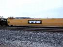 UP 7601 empty intermodal south
