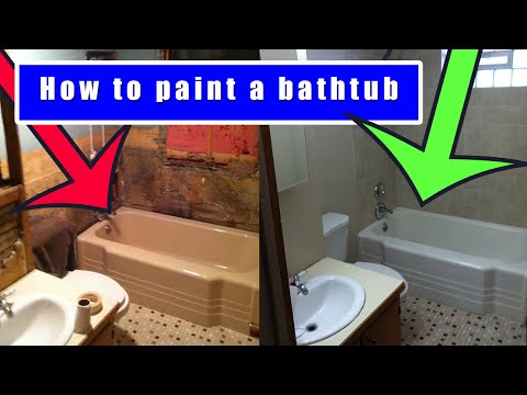 how to paint a bathtub