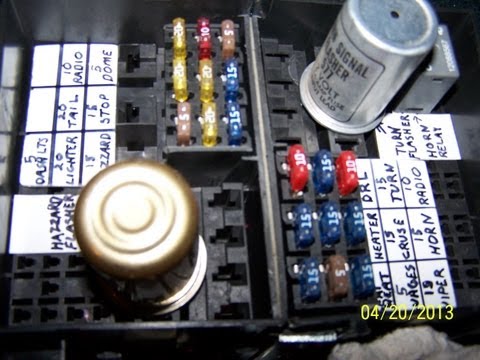 how to remove relay from fuse box