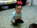 Gabriel and his new shoes