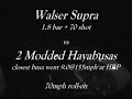 Toyota Supra Turbo (Walser) vs Suzuki Hayabusa (Highway Run)