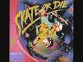i know this one has been posted a few times on youtube before, but never in it's original and most proper sounding form. the original skate or die! was released in 1987 on the commodore 64 by electronic arts, and was ported to a number of other computers and consoles (most notably the nes). the music was composed by the famous rob hubbard, who's compositions helped define the commodore, and the sid sound in general. some of his other notable works include international karate, crazy comets, rewritten versions of music from arcade games like commando, and of course the music for skate or die!'s sequel, ski or die. skate or die! was the quintessential skating game back in the day, and is still the only skating game any of us old timers will allow ourselves to play. the game featured a diverse offering of skating events to choose from, such as a downhill race, a trick ramp, and even a skater duel in a dried up pool. i know i would be tickled to see ea bring back the franchise, complete with rodney (skate shop owner and essentially the game's host) bionic lester (rodney's son and your main rival) and all the cool events. this track is the intro for the game, and features some really wicked sid style guitars. the nes version is also good, but doesn't sound quite the same. still worth a listen, as are the other track's from the nes soundtrack, which are entirely different from the ones featured in the commodore 64 version. this is because it was handled by ultra, a name konami  ... 
