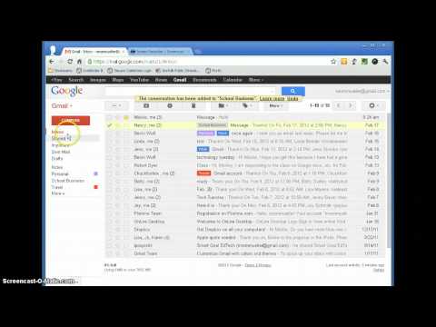 how to organize emails in gmail