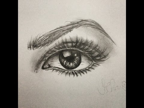 Como desenhar Olho Realista - Passo a Passo.