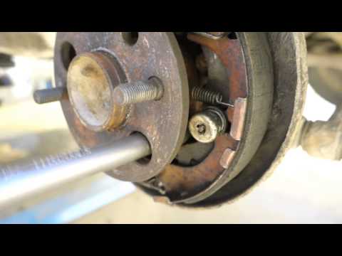 How to replace rear wheel bearing and hub Toyota Corolla. Years 1991 to 2002