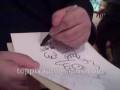 Matt Groening the Creator of The Simpsons - Signing Autographs