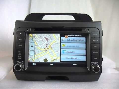 Install DVD Navigation TV System for your KIA Sportage 2011-2012