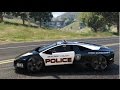 Lamborghini Reventón Hot Pursuit Police AUTOVISTA 5.0 para GTA 5 vídeo 1