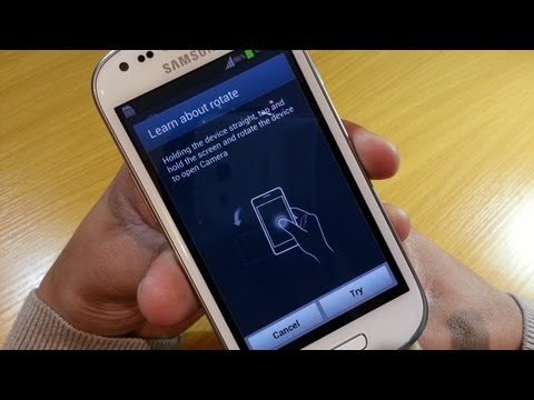 how to quick access camera on galaxy s3