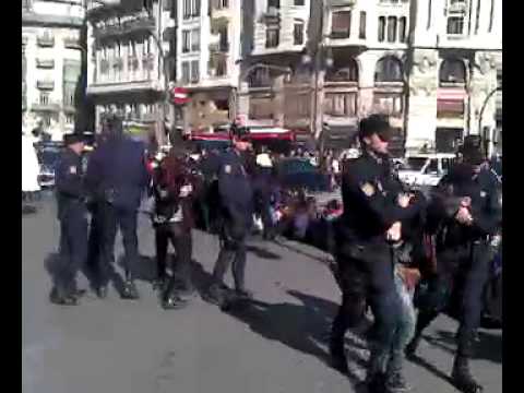 1. Protesta estudiants IES Lluís Vives de València