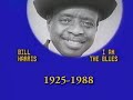 this promotional video for bluesman bill harris was produced shortly before his death in 1988 at the age of 63. bill harris was a classical guitar virtuoso and consumate blues musician based in washington d.c. in the 1950s, he was a member of the legendary vocal group the clovers, who had a string of r&b hits throughout that decade. he also had a prolific solo career and released several albums. harris owned and operated pigfoot, a restaurant-nightclub-art gallery in washington d.c., which is featured in the video. narrated by joe pinkney.