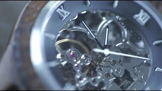 video thumbnail Vowood - Automatic Wood Watch Koa 36.3mm Glass Diameter luxury watch youtube