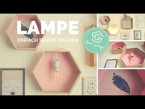 Lampe selber machen - DIY - Kinderzimmer Deko - Kidsroom -  Anleitung